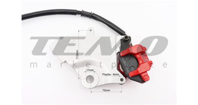 V200-F2 V250-F2 Тормозна система задня в зборі - фото 4