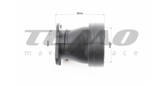 Патрубок карбюратора Husqvarna-340/345/350/351/353, JONSERED-CS2141/CS2145/CS2150/CS2151/CS2153 - фото 3