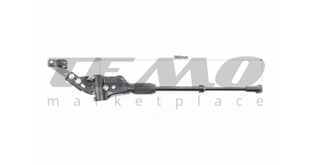 Подножка боковая задняя телескопическая для 26&quot;- 29&quot;, крепление за перо рамы, алюминиевая, черная XH 316 SG - фото 2