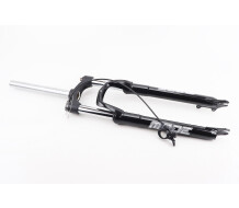 Вилка 29" амортизаційна, без різьби 1-1/8" (28,6мм), шток 255мм, з ходом 100мм, Disk-brake, пружинно-оливна, виносний Lockout, чорна N780