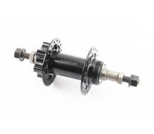 Втулка задня MTB 14Gx36H під вільнобіг, Disk-brake, кріпл. гайка чорна SF-HB25R