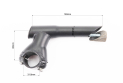 Винос керма MTB 25,4х31,8х60х150мм, чорний HS059 - фото 2