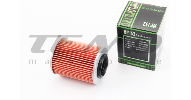 Фильтр-элемент масляный HF152 (56x74мм) APRILIA ETV/RSV/SL1000, Bombardier ATV 330/400/650/800 Outlander, Can-Am ATV 400/500/650/800 Outlander - фото 1
