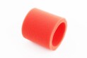 Фільтр повітряний нульовий - елемент для 55мм "циліндр" (поролоновий), ЧЕРВОНИЙ - фото 1