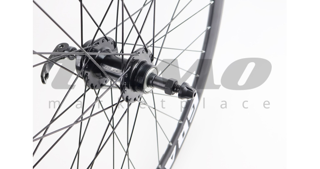 Колесо 27,5&quot; заднє Disk-brake, обід &quot;крапля&quot; та втулка 14Gx36H алюмінієві NECO MS31R, під вільнобіг, кріпл. ексцентрик, &quot;GRAVITY&quot; - фото 3