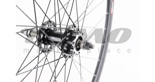 Колесо 29&quot; заднє Disk-brake, обід &quot;крапля&quot; алюмінієвий, втулка 14Gx36H, під вольнобіг, кріпл. гайка, &quot;GRAVITY&quot; - фото 4