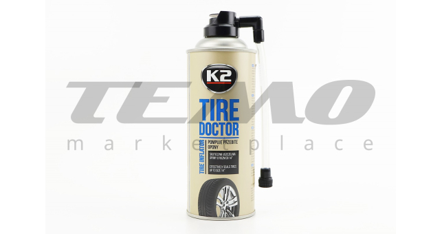 Герметик для швидкого ремонту шин &quot;TIRE DOKTOR&quot;, Аерозоль 400ml - фото 1