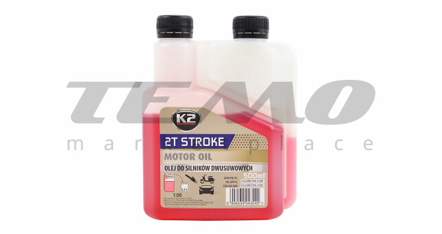 Масло 2T - полусинтетическое универсальное "2Т STROKE" RED, 500ml - фото 1