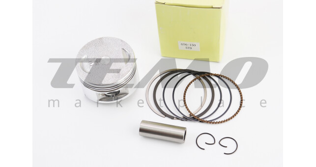 Поршень к-кт 150cc 57,4мм STD (палець 15мм) - фото 1