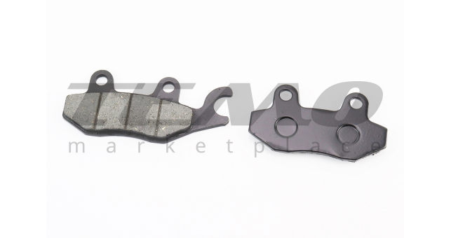 Тормозные колодки (дисковые) левое ухо, Viper - RACE/STORM/CG/СВ/HONDA-LS125;NSR 50;MBX 50/LIFAN/KYMCO-Pulsar/LONCIN, к-кт 2шт - фото 1