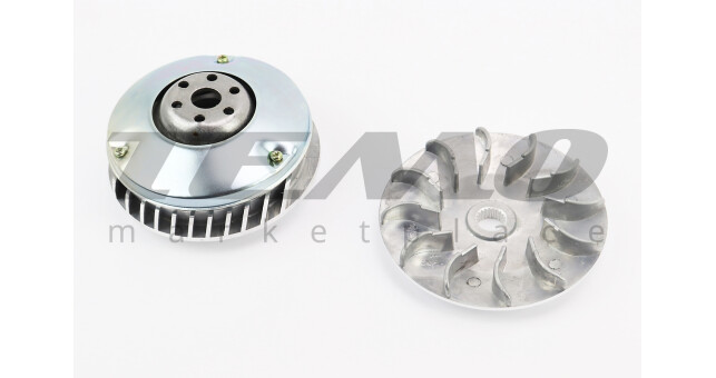 Варіатор передній в зборі + втулка, крильчатка 250cc - фото 2