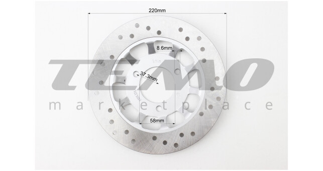 Диск гальмівний передній, тип 1 - фото 2