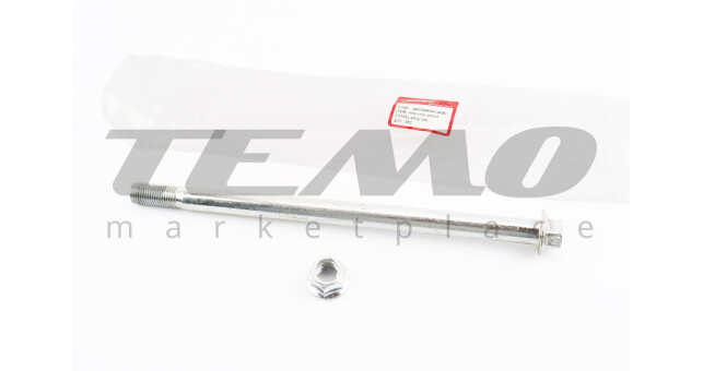 Ось колеса заднего d15mm; L245mm + гайка - фото 1