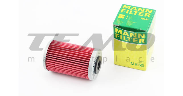 Фільтр-елемент масляний MH 55 (41x69мм) KTM 125/200/250/Adventure/Duke/Enduro/EXC/RC/SMR/Supermoto/SX,Husqvarna 200/250/401, Svartpilen, BAJAJ Dominar - фото 1