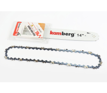 Шина 14"-1,3mm 3/8" 52зв L-42см + цепь 3/8"-1,3mm-52зв. квад. зуб, на блистере