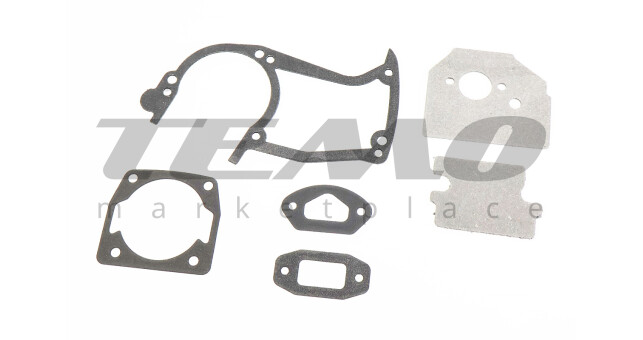 Прокладки 4500/5200/5800, к-кт 6 деталей, (на блистере, металичиские) - фото 1