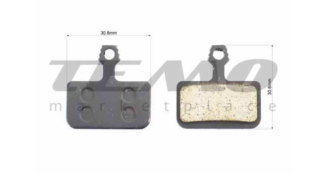 Тормозные колодки Disk-brake (E9/T4), чёрные - фото 2