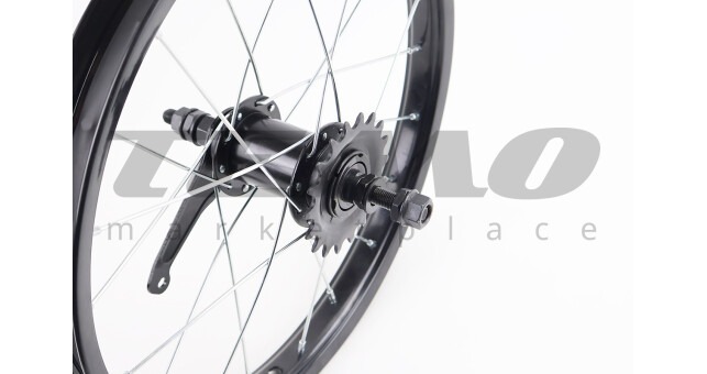 Колесо 16" заднє, втулка ХВЗ черв'ячна 14Gx20H - фото 3