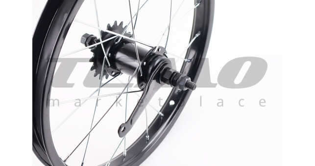 Колесо 16" заднє, втулка ХВЗ черв'ячна 14Gx20H - фото 4