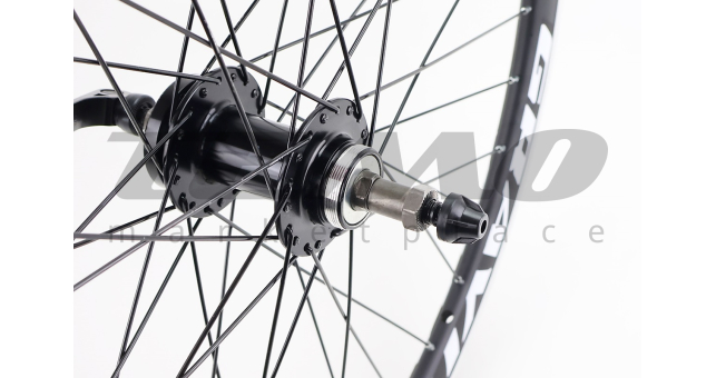 Колесо 26&quot; заднє V/Disk-brake, обід та втулка 14Gx36H алюмінієві, під вільнобіг, кріпл. ексцентрик, &quot;GRAVITY&quot; - фото 3