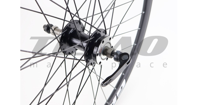Колесо 26&quot; заднє V/Disk-brake, обід та втулка 14Gx36H алюмінієві, під вільнобіг, кріпл. ексцентрик, &quot;GRAVITY&quot; - фото 4