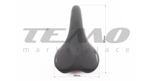 Сидіння MTB 275x165мм, чорне CPO-3373 - фото 3