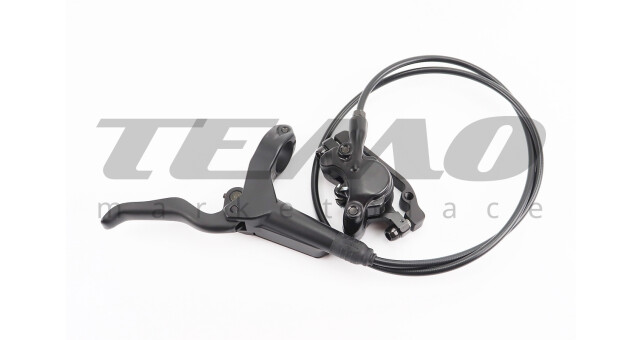 Гальмо Disk-brake гідравлічне переднє, диск 180мм, кріпл. 6 болтів, чорне F-800 - фото 2