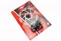 Гальмо Disk-brake заднє (F180/R160мм)+диск 160мм, кріпл. 6 болтів, чорне DSC310 - фото 1