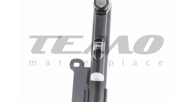 Насос пластмасовий телескопічний з вузьким манометром, Т-ручкою, чорний GP-61S - фото 3