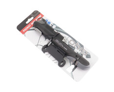 Насос пластмассовый телескопический с узким манометром, Т-ручкой, чёрный GP-61S