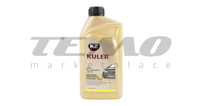 Жидкость охлаждающая -35&deg;C &quot;АНТИФРИЗ K2 Kuler Long Life G13&quot;, желтая 1L - фото 1