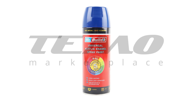 Краска акриловая №08 &quot;СИНИЙ&quot;, Аэрозоль 400ml - фото 1