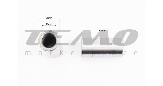 V200-F2 V250-F2 Втулка маятника метал 16x25x52мм, к-кт 2 шт. - фото 2