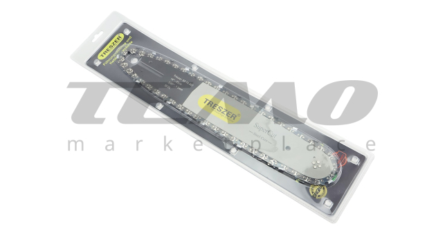 Шина 14&quot;-1,3mm 3/8&quot; 50зв L-39см + цепь 3/8&quot;-1,3mm-50зв. квад. зуб, на блистере - фото 1