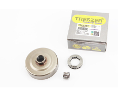 Тарелка сцепления + звезда 325-7 Husqvarna-136/137/141/142/235/240/325, Partner-365, OLEO MAC 941, JONSERED, POULAN + подшипник