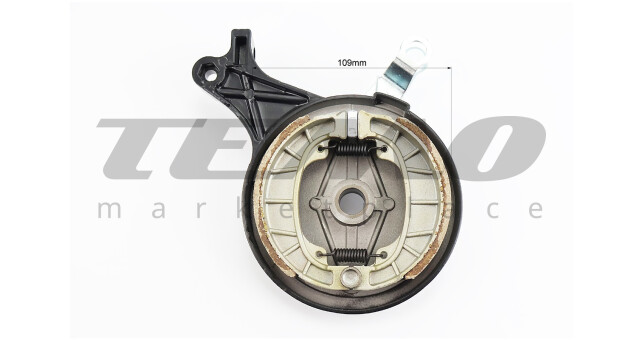 Кришка барабана гальмівного (заднього) + колодки E-Delta - фото 4