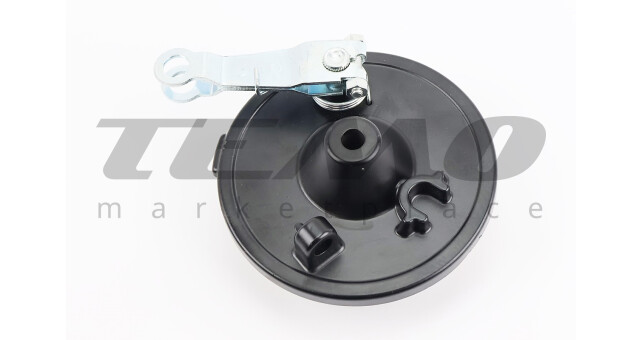 Кришка барабана гальмівного (перед) + колодки E-Delta - фото 1