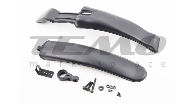 Крила пластмасові 24-26&quot; MTB, чорні JK5142 PM04 - фото 1