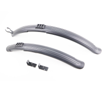 Крила пластмасові 26" MTB довгі, чорні JK5109R
