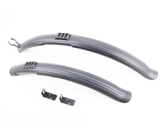 Крила пластмасові 26" MTB довгі, чорні JK5109R