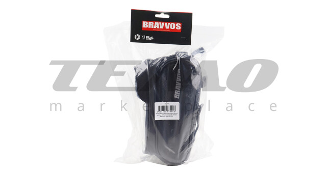 Сумка на раму (жорсткий чохол) з водонепроникним відділенням для смартфона 230х100х110мм, сонцезахисний козирок, кріпл. на липучці, вологозахисна - фото 4