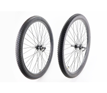 Колеса 29" переднее+заднее, з шинами KENDA, Disk-brake, обод алюм., втулка 14Gx36H, под вольнобег, крепл. эксцентрик