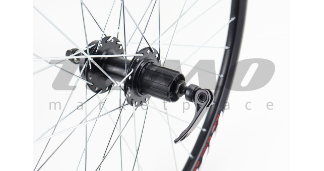 Колесо 26&quot; заднє Disk-brake, обід &quot;крапля&quot; та втулка 14Gx36H алюмінієві, під касету 8-9зв, кріпл. ексцентрик, &quot;RECE26&quot; - фото 4