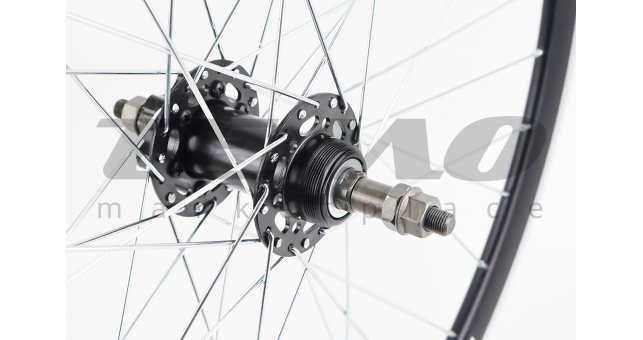 Колесо 26&quot; заднє Disk-brake, обід алюмінієвий, втулка 14Gx36H, під вільнобіг, кріпл. гайка, &quot;RECE26&quot; - фото 3