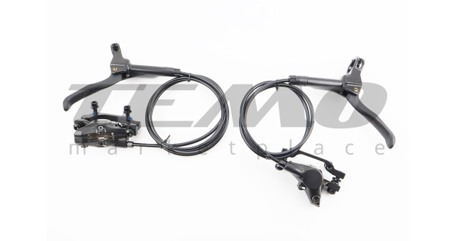 Тормоз Disk-brake гидравлический передний+задний DULA 601+RT525 F\R 160mm - фото 2