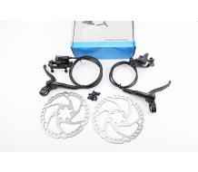 Тормоз Disk-brake гидравлический передний+задний DULA 601+RT525 F\R 160mm
