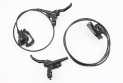 Тормоз Disk-brake передний (F180/R160мм)+задний (F180/R160мм) в сборе, диски 160/180мм, крепл. 6 болтов, чёрный - фото 2