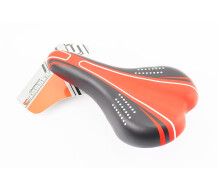 Сиденье MTB 260x150мм, чёрно-красное GW605B