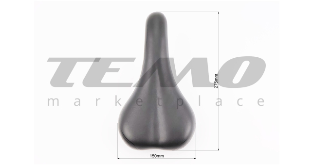 Сиденье MTB 275x150мм, ортопедическое, чёрное HBAZ-018A - фото 3