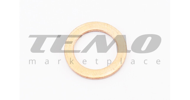 Шайба топливопровода низкого давления (медная) 12х18х1,5 - фото 1